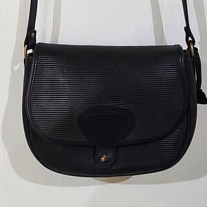 McGuire Nicholas Vintage Black Leather Crossbody Bag